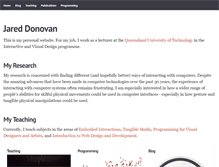 Tablet Screenshot of jareddonovan.com